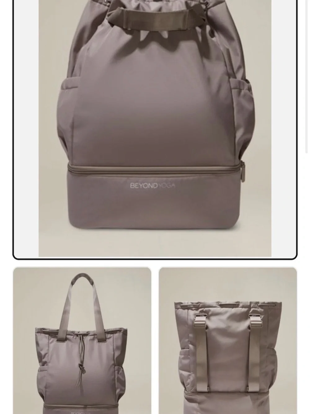 Beyond Yoga Convertible Gym Bag